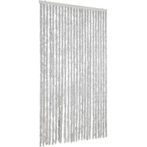 vidaXL Grey Fly Curtain - Fly Screen Door 100x230 cm Chenille vidaXL Grey Fly Curtain - Fly Screen Door 100x230 cm Chenille