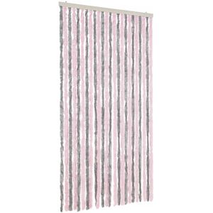 vidaXL Silver Grey and Pink Fly Curtain - Fly Screen - 100x200 cm vidaXL Silver Grey and Pink Fly Curtain - Fly Screen - 100x200 cm
