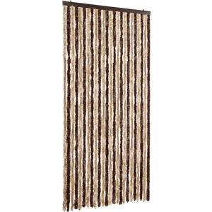 vidaXL Fly Curtain Door Fly Screen Beige Light Brown - Fly Curtain vidaXL Fly Curtain Door Fly Screen Beige Light Brown - Fly Curtain