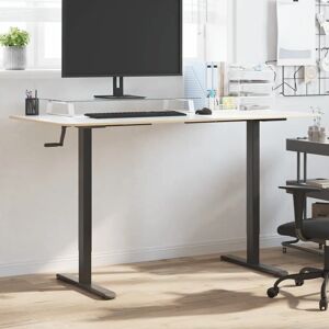 vidaXL 4005341 desk - Height Adjustable Steel Frame - Black vidaXL 4005341 desk - Height Adjustable Steel Frame - Black
