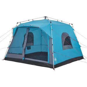 vidaXL Family Tent Cabin 7-Person Blue - Family Tent vidaXL Family Tent Cabin 7-Person Blue - Family Tent