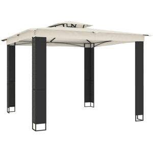 vidaXL Gazebo with Double Roof 2.94x2.94m Steel - Outdoor Pavilion vidaXL Gazebo with Double Roof 2.94x2.94m Steel - Outdoor Pavilion
