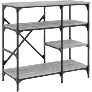 vidaXL Baker's Rack Grey Sonoma - Kitchen Storage Furniture vidaXL Baker's Rack Grey Sonoma - Kitchen Storage Furniture
