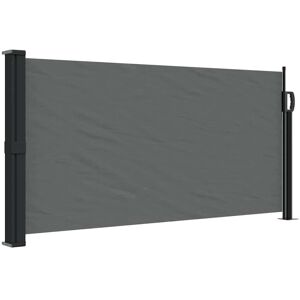 vidaXL Retractable Side Awning Outdoor Privacy Screen Anthracite 100x300 cm - Side Awning vidaXL Retractable Side Awning Outdoor Privacy Screen Anthracite 100x300 cm - Side Awning