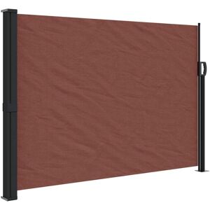 vidaXL 140x300cm Brown Retractable Side Awning - Side Awning vidaXL 140x300cm Brown Retractable Side Awning - Side Awning