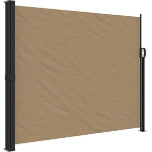 vidaXL Tiltrækkelig sidemarkise Taupe - Udendørs privatlivsskærm 170x300 cm vidaXL Tiltrækkelig sidemarkise Taupe - Udendørs privatlivsskærm 170x300 cm