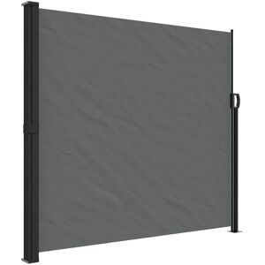 vidaXL Retractable Side Awning Outdoor Privacy Screen Anthracite - 180x300 cm vidaXL Retractable Side Awning Outdoor Privacy Screen Anthracite - 180x300 cm