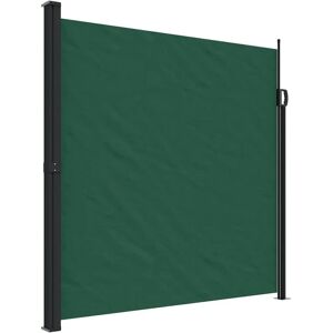 VidaXL Dark Green Retractable Side Awning - 200x300 cm VidaXL Dark Green Retractable Side Awning - 200x300 cm