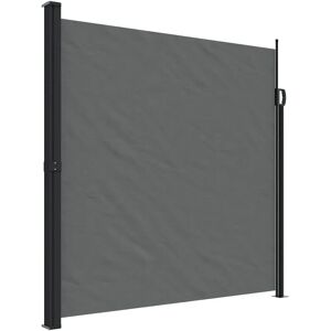 vidaXL Retractable Side Awning Outdoor Privacy Screen Anthracite 200x300 cm - Side Awning vidaXL Retractable Side Awning Outdoor Privacy Screen Anthracite 200x300 cm - Side Awning