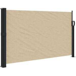 VIDAXL Side Retractable Beige Awning 120x500cm - Side Awning VIDAXL Side Retractable Beige Awning 120x500cm - Side Awning