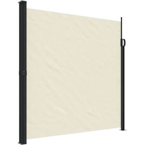 vidaXL Retractable Side Awning Cream 200x500 cm - Side Awning vidaXL Retractable Side Awning Cream 200x500 cm - Side Awning