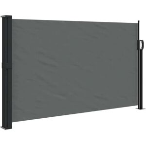 vidaXL Retractable Side Awning Outdoor Privacy Screen Anthracite - Side Awning 120x600 cm vidaXL Retractable Side Awning Outdoor Privacy Screen Anthracite - Side Awning 120x600 cm
