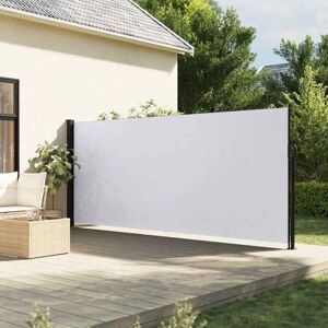 vidaXL Retractable Side Awning White 160x600 cm - Outdoor Privacy Screen vidaXL Retractable Side Awning White 160x600 cm - Outdoor Privacy Screen