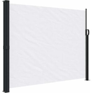 vidaXL Retractable Side Awning White 160x600 cm - Outdoor Privacy Screen vidaXL Retractable Side Awning White 160x600 cm - Outdoor Privacy Screen