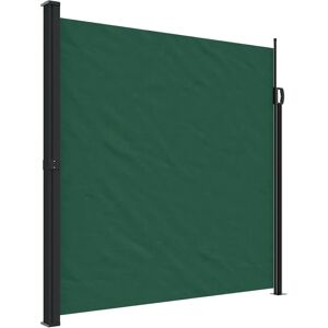 vidaXL Retractable Side Awning Dark Green - Outdoor Privacy Screen 200x600 cm vidaXL Retractable Side Awning Dark Green - Outdoor Privacy Screen 200x600 cm