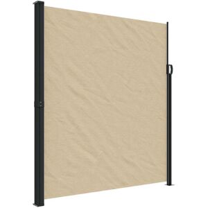 vidaXL Beige Uittrekbare Zijmarkise - Buiten Privacy Scherm 220x600cm vidaXL Beige Uittrekbare Zijmarkise - Buiten Privacy Scherm 220x600cm