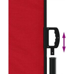 vidaXL Red 140 x 600 cm Retractable Side Awning - Side Awning vidaXL Red 140 x 600 cm Retractable Side Awning - Side Awning