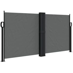 vidaXL Seitenmarkise Ausziehbar Anthrazit 120x1000 cm - Sichtschutz vidaXL Seitenmarkise Ausziehbar Anthrazit 120x1000 cm - Sichtschutz