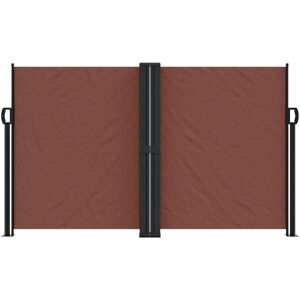 vidaXL Retractable Side Awning Brown 140x1000 cm - Side Awning vidaXL Retractable Side Awning Brown 140x1000 cm - Side Awning