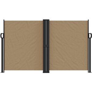 vidaXL Retractable Side Awning Taupe - Outdoor Privacy Screen vidaXL Retractable Side Awning Taupe - Outdoor Privacy Screen