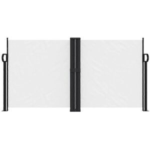vidaXL Retractable Side Awning White 120x1200 cm - Outdoor Privacy Screen vidaXL Retractable Side Awning White 120x1200 cm - Outdoor Privacy Screen
