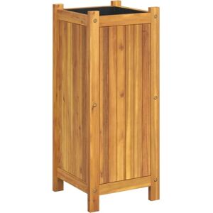 vidaXL Puutarhamaaki insertillä 31x31x75 cm - Kukkaruukku vidaXL Puutarhamaaki insertillä 31x31x75 cm - Kukkaruukku