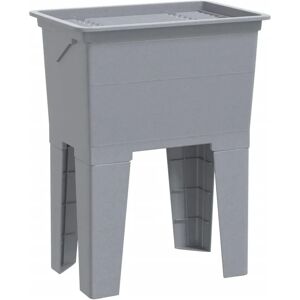 vidaXL Waschbecken Grau 59x41x75 cm - Waschbecken vidaXL Waschbecken Grau 59x41x75 cm - Waschbecken