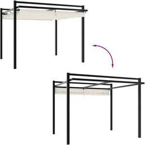 vidaXL Garden Gazebo with Retractable Roof - Garden Gazebo vidaXL Garden Gazebo with Retractable Roof - Garden Gazebo