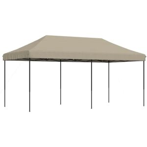vidaXL Foldable Taupe Party Tent - Outdoor Event Shelter vidaXL Foldable Taupe Party Tent - Outdoor Event Shelter