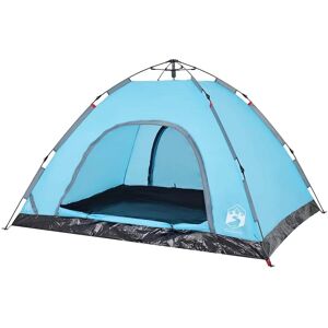 vidaXL Blue 4-5 Person Camping Tent Lightweight Dome Shelter vidaXL Blue 4-5 Person Camping Tent Lightweight Dome Shelter