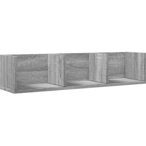 vidaXL Grey Sonoma Wall Cabinet 75x18x16.5cm - Wall Storage - Engineered Wood vidaXL Grey Sonoma Wall Cabinet 75x18x16.5cm - Wall Storage - Engineered Wood