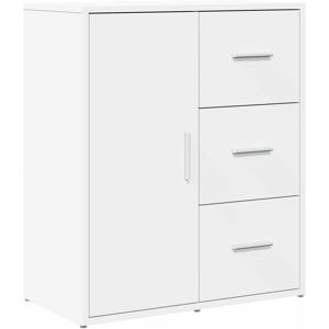 vidaXL 840471 Weiß Engineered Wood Sideboard - Wohnzimmer Stauraum vidaXL 840471 Weiß Engineered Wood Sideboard - Wohnzimmer Stauraum