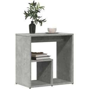 vidaXL Side Tables 2 pcs Concrete Grey 50x30x50 cm Engineered Wood - Side Tables vidaXL Side Tables 2 pcs Concrete Grey 50x30x50 cm Engineered Wood - Side Tables