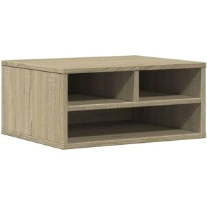 vidaXL Printer Stand Sonoma Oak - Durable engineered wood, ample storage, stable design - Printer Stand vidaXL Printer Stand Sonoma Oak - Durable engineered wood, ample storage, stable design - Printer Stand