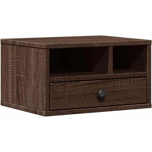 vidaXL Printer Stand Brown Oak 40x32x22.5 cm - Printer Stand vidaXL Printer Stand Brown Oak 40x32x22.5 cm - Printer Stand