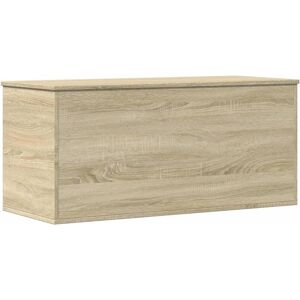 vidaXL Storage Box with Sonoma Oak Finish - Storage Chest - Durable Wood vidaXL Storage Box with Sonoma Oak Finish - Storage Chest - Durable Wood