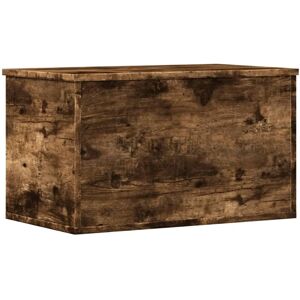 vidaXL Smoked Oak Storage Box - Durable, Multi-purpose Furniture vidaXL Smoked Oak Storage Box - Durable, Multi-purpose Furniture