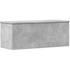 vidaXL Storage Box Concrete Grey Engineered Wood - Storage Box vidaXL Storage Box Concrete Grey Engineered Wood - Storage Box