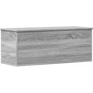 vidaXL Storage Box Grey Sonoma Engineered Wood - Storage Box - 90x35x35 cm vidaXL Storage Box Grey Sonoma Engineered Wood - Storage Box - 90x35x35 cm