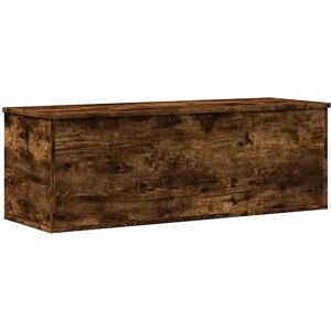 vidaXL Storage Box Smoked Oak - Storage Box - Storage Box - Storage Box vidaXL Storage Box Smoked Oak - Storage Box - Storage Box - Storage Box