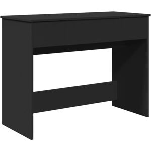 vidaXL Black 100x45x76 cm Dressing Table with Mirror vidaXL Black 100x45x76 cm Dressing Table with Mirror