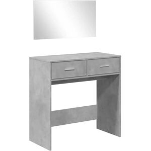 VidaXL 840705 Betonggrau Schminktisch - Schminktisch VidaXL 840705 Betonggrau Schminktisch - Schminktisch