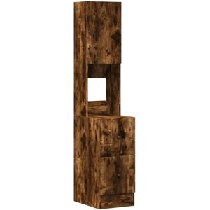 vidaXL Kitchen Cabinet Smoked Oak Storage - Kitchen Cabinet vidaXL Kitchen Cabinet Smoked Oak Storage - Kitchen Cabinet