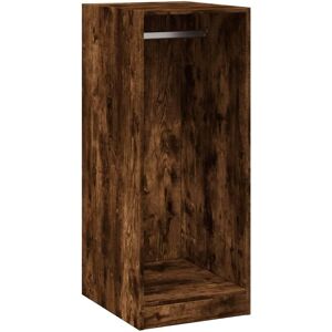 vidaXL Smoked Oak Wardrobe - 48x41x102 cm - Closet Organizer vidaXL Smoked Oak Wardrobe - 48x41x102 cm - Closet Organizer