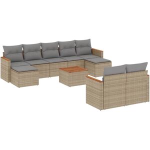 vidaXL Gartenmöbel-Set - Beige, Modular, Wetterfest - Gartenmöbel vidaXL Gartenmöbel-Set - Beige, Modular, Wetterfest - Gartenmöbel