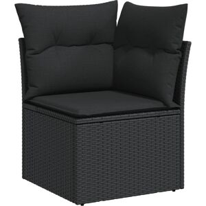vidaXL 11-tlg. Gartensofa-Set - Schwarz & Langlebig vidaXL 11-tlg. Gartensofa-Set - Schwarz & Langlebig