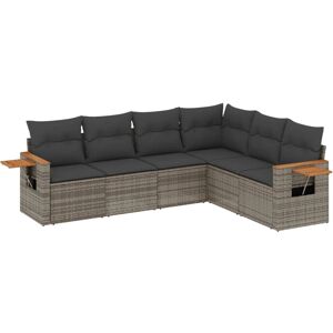 vidaXL Gartenmöbel-Set - Beige - 7-teiliges Sofa vidaXL Gartenmöbel-Set - Beige - 7-teiliges Sofa