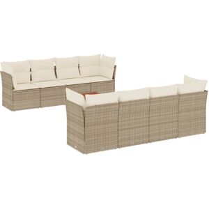vidaXL 3223531 Gartenmöbel-Set - Modulares Poly Rattan, Beige vidaXL 3223531 Gartenmöbel-Set - Modulares Poly Rattan, Beige