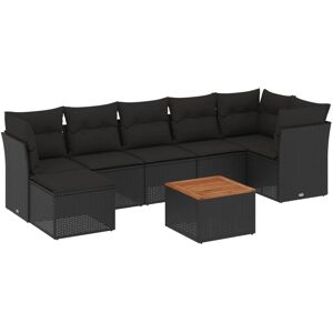 vidaXL 8-tlg. Garten-Sofagarnitur mit Kissen - Gartenmöbelset vidaXL 8-tlg. Garten-Sofagarnitur mit Kissen - Gartenmöbelset