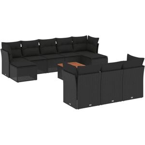 vidaXL Gartenmöbel-Set mit Kissen - 11-teiliges Sofa, Tisch vidaXL Gartenmöbel-Set mit Kissen - 11-teiliges Sofa, Tisch